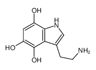 3-(2-aminoethyl)-1H-indole-4,5,7-triol Structure
