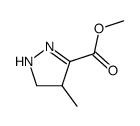 1H-Pyrazole-3-carboxylicacid,4,5-dihydro-4-methyl-,methylester(9CI) Structure
