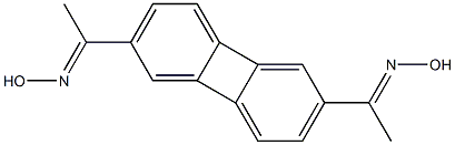 (1E,1'E)-1-(6-((E)-1-(hydroxyiMino)ethyl)biphenylen-2-yl)ethanone oxiMe Structure