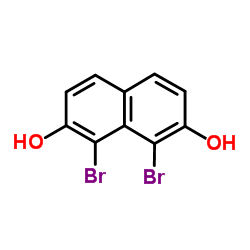 1,8-Dibromo-2,7-naphthalenediol结构式