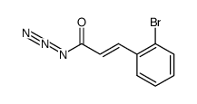 (E)-3-(2-bromophenyl)acryloyl azide Structure