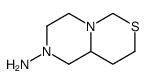 2H,6H-Pyrazino[1,2-c][1,3]thiazin-2-amine,hexahydro-(9CI) structure