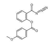 2-(4-methoxybenzoyloxy)benzoyl azide结构式