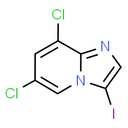 6,8-Dichloro-3-iodoimidazo[1,2-a]pyridine结构式