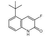 5-tert-butyl-3-fluoro-2(1H)-quinolinone结构式