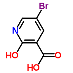 5-bromo-2-hydroxynicotinic acid Structure