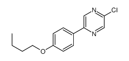 2-(4-butoxyphenyl)-5-chloropyrazine Structure