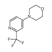 4-(2-(trifluoromethyl)pyridin-4-yl)Morpholine结构式