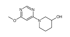 1-(6-methoxypyrimidin-4-yl)piperidin-3-ol Structure
