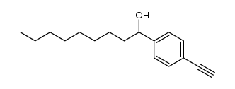 1-(4-ethynylphenyl)nonan-1-ol Structure