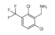 2,6-Dichloro-3-(trifluoromethyl)benzylamine结构式