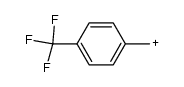 (4-(trifluoromethyl)phenyl)methylium Structure