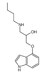 1-(butylamino)-3-(1H-indol-4-yloxy)propan-2-ol Structure