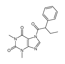 Theophylline,7-(2-phenylbutyryl)- (6CI)结构式