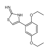 4-(2,5-Diethoxyphenyl)-1,3-thiazol-2-amine Structure