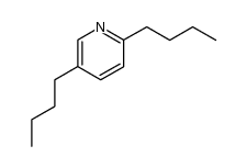 2,5-dibutyl-pyridine Structure