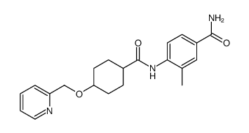 3-METHYL-4-(4-(PYRIDIN-2-YLMETHOXY)CYCLOHEXANECARBOXAMIDO)BENZAMIDE picture