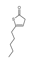 5-pentylthiophen-2(3H)-one结构式