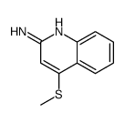 4-methylsulfanylquinolin-2-amine Structure