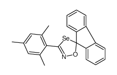 3-(2,4,6-trimethylphenyl)spiro[1,4,2-oxaselenazole-5,9'-fluorene] Structure