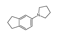 1-(2,3-dihydro-1H-inden-5-yl)pyrrolidine结构式