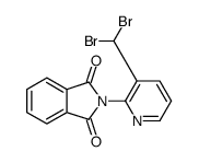2-[3-(dibromomethyl)pyridin-2-yl]isoindole-1,3-dione结构式