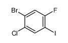 1-bromo-2-chloro-5-fluoro-4-iodobenzene结构式