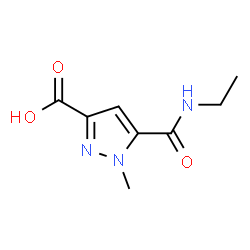 5-[(Ethylamino)carbonyl]-1-methyl-1H-pyrazole-3-carboxylic acid结构式