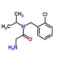 N-(2-Chlorobenzyl)-N-isopropylglycinamide结构式