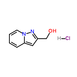 Pyrazolo[1,5-a]pyridin-2-ylmethanol hydrochloride (1:1) Structure