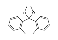 5,5-dimethoxy-10,11-dihydro-5H-dibenzo[a,d][7]annulene结构式