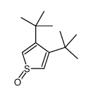 3,4-ditert-butylthiophene 1-oxide结构式