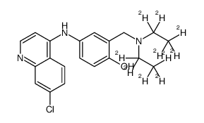 Amodiaquine-d10结构式