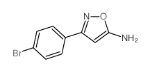 3-(4-BROMOPHENYL)ISOXAZOL-5-AMINE Structure