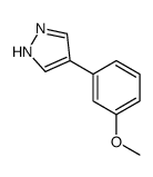 4-(3-methoxyphenyl)-1H-pyrazole Structure