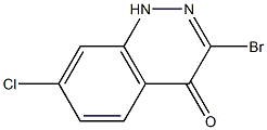 3-bromo-7-chlorocinnolin-4(1H)-one结构式