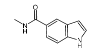 1H-indole-5-carboxylic acid methylamide结构式