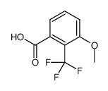3-methoxy-2-(trifluoromethyl)benzoic acid Structure