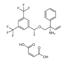 (S)-1-((R)-1-(3,5-bis(trifluoromethyl)phenyl)ethoxy) -2-phenylbut-3- en-2-amine,Maleic acid picture