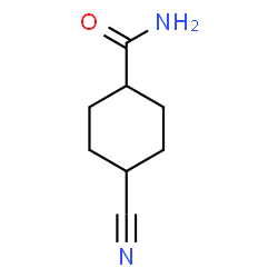 Cyclohexanecarboxamide, 4-cyano-, trans- (9CI)结构式