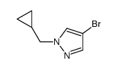 4-溴-1-(环丙基甲基)吡唑结构式