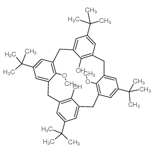 15,35,55,75-四叔丁基-32,72-二甲氧基-1,3,5,7(1,3)-tetrabenzenacyclooctaphane-12,52-二醇图片