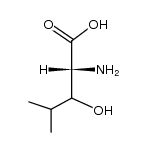 D-2-amino-3-hydroxy-4-methylpentanoic acid Structure