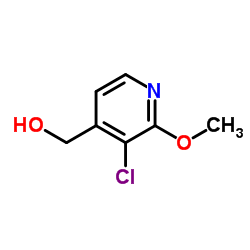 3-氯-4-羟甲基-2-甲氧基吡啶结构式