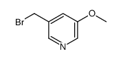 3-(Bromomethyl)-5-methoxypyridine结构式