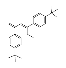 2,4-bis(4-tert-butylphenyl)-1,3-hexadiene结构式