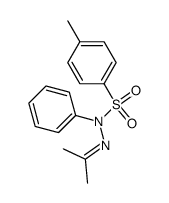 2-propanone N-(4-methylbenzenesulfonyl)-N-phenylhydrazone Structure