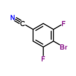 4-溴-3,5-二氟苄腈结构式