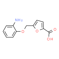 5-[(2-aminophenoxy)Methyl]furan-2-carboxylic acid结构式