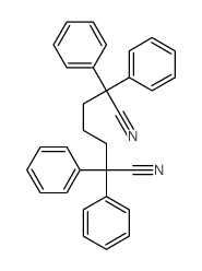 Heptanedinitrile,2,2,6,6-tetraphenyl- Structure
